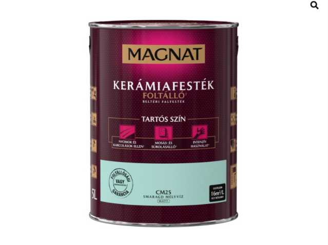Polifarbe Magnat kerámiafesték smaragd mélyvíz cm25 5l