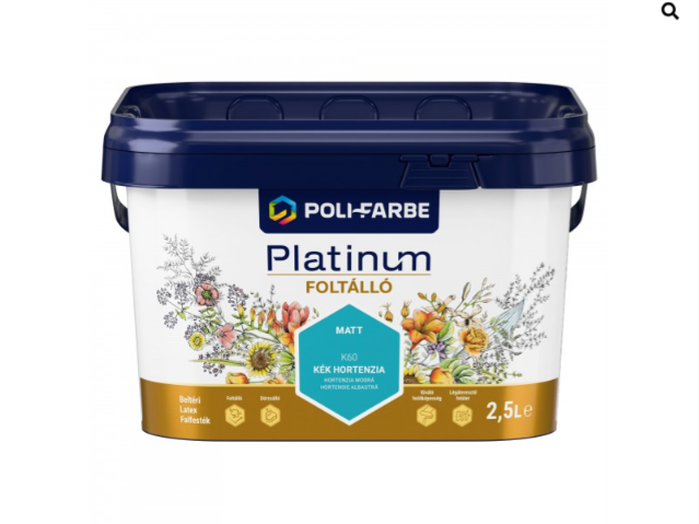 Polifarbe Platinum foltálló kék hortenzia k60 2,5l