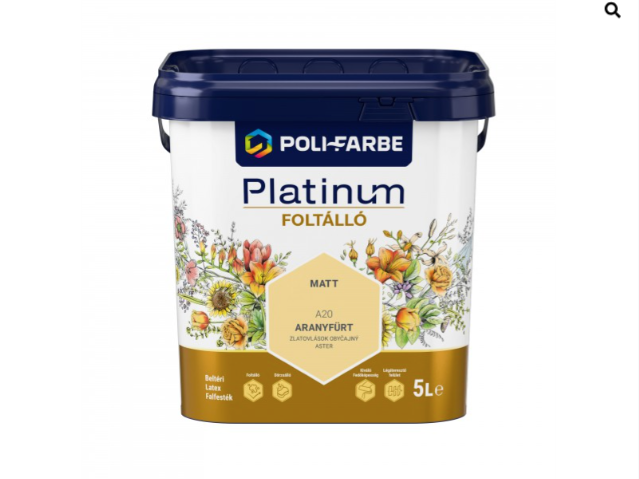 Polifarbe Platinum foltálló aranyfürt a20 5l