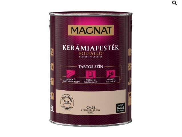 Polifarbe Magnat kerámiafesték gyengéd bronz cm28 5l