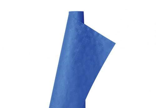 Infibra asztalterítő damask kék 1 rétegű 1,2x7m
