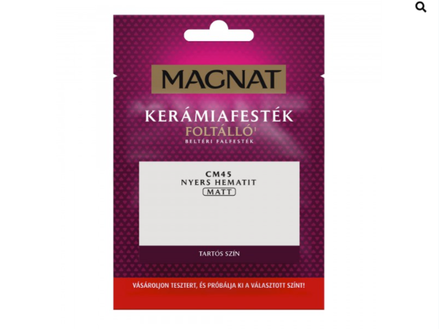 Polifarbe Magnat kerámiafesték teszter nyers hematit cm45 30ml
