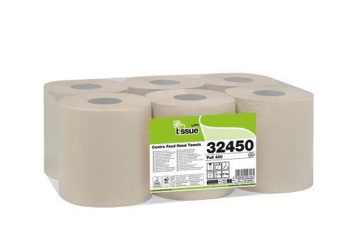 Celtex e-tissue pull kéztörlő recy, 450 tekercses 2 réteg, 99 m 6 tekercs/zsugor