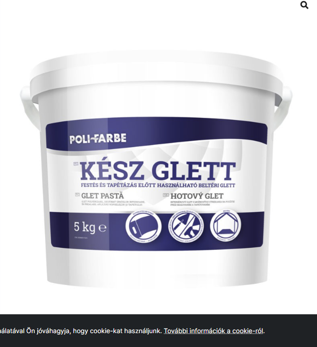 Polifarbe kész glett 5 kg