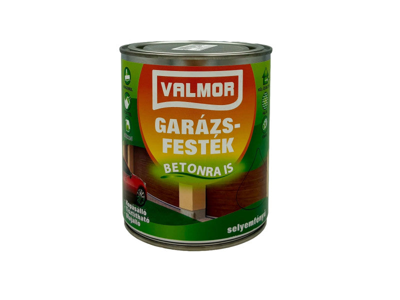 Valmor garázsfesték fekete RAL9005 0,75 lit