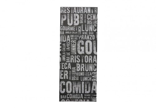 Infibra evőeszköztartó gourmet mintás fehér szalvétával 2 rétegű 38x38 125 darab/csomag