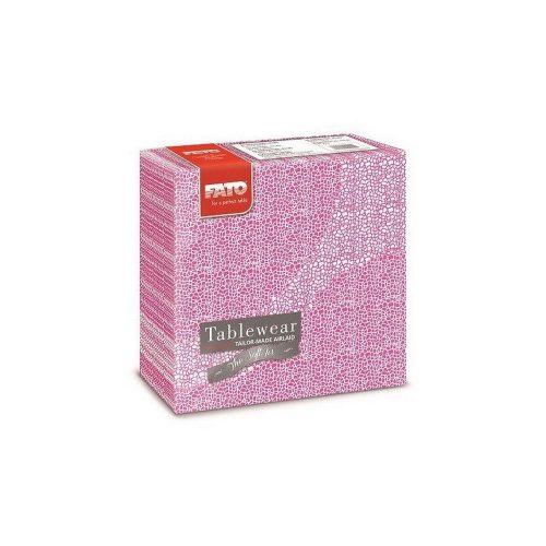 Fato airlaid szalvéta mosaic fucsia 40x40cm 50 lapos