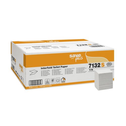 Celtex save plus hajtogatott toalettpapír recy, lap 2 réteg, 11x18cm, 36x250