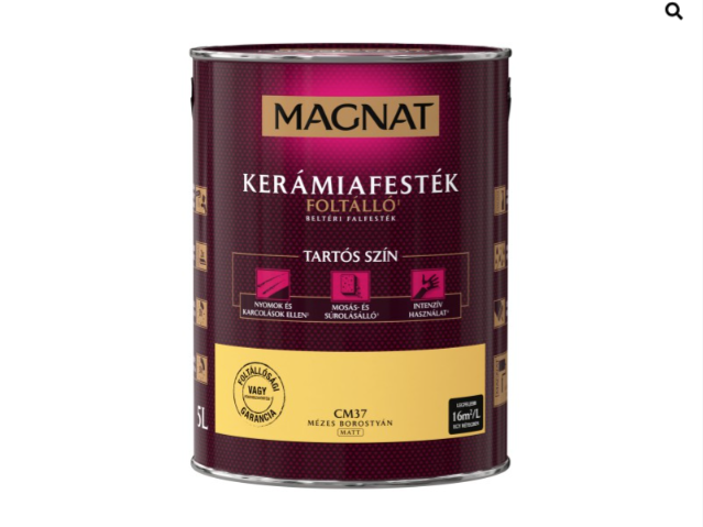 Polifarbe Magnat kerámiafesték mézes borostyán cm37 5l