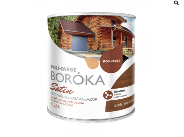 Polifaber Boróka satin lazúr rózsafa 2,5l