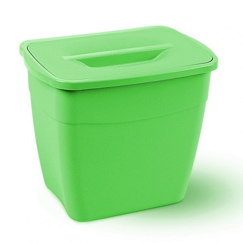Planet koala szemetes, fedővel (hanging bucket) zöld 6l
