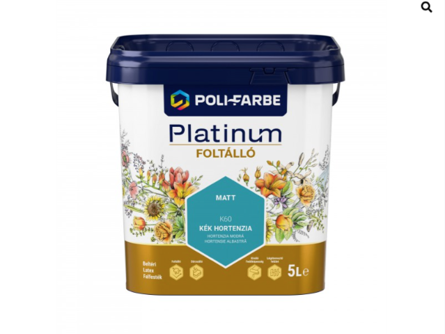 Polifarbe Platinum foltálló kék hortenzia k60 5l