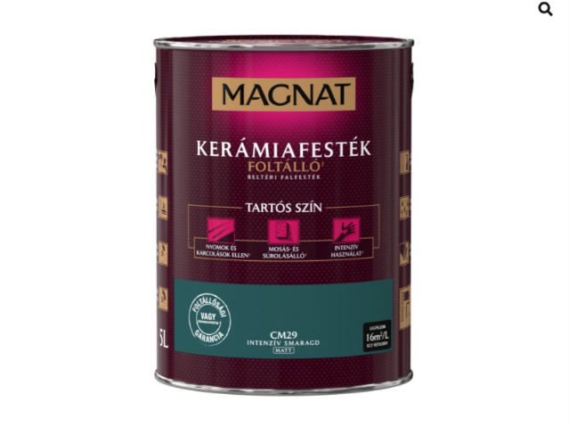 Polifarbe Magnat kerámiafesték intenzív smaragd cm29 5l