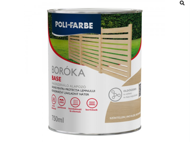 Polifaber Boróka base fakonzerváló alapozó bb01 színtelen 0,75l