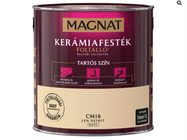 Polifarbe Magnat kerámiafesték len nefrit cm18 2,5l
