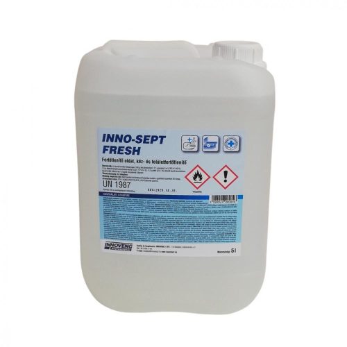 Inno-sept fresh kéz- és felületfertőtlenítő oldat illatmentes 5l