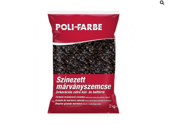 Polifarbe Pf csokibarna márványszemcse 1-1,5 mm 2kg (569)