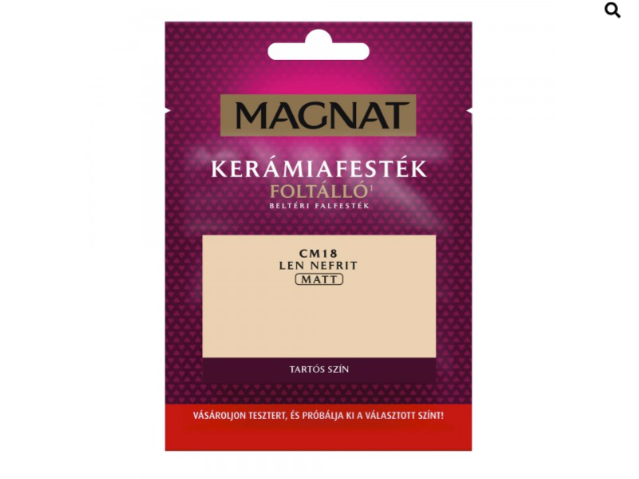 Polifarbe Magnat kerámiafesték teszter len nefrit cm18 30ml