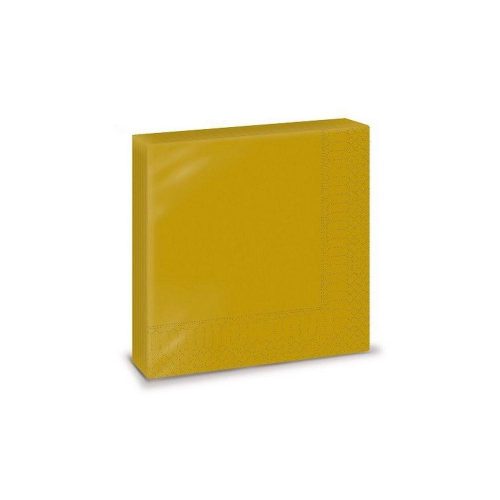 Fato szalvéta arany 33x33cm 2 rétegű 50 lap/csomag