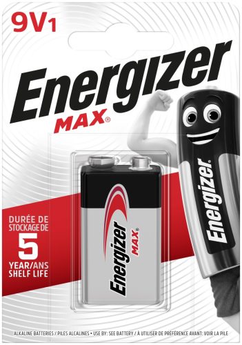 Energizer max alkáli elem 9v b1