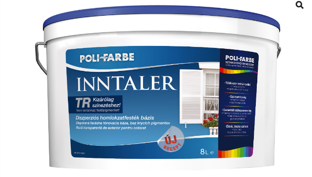 Polifarbe Inntaler diszperziós homlokzatfesték 8 l tr bázis (új recept)