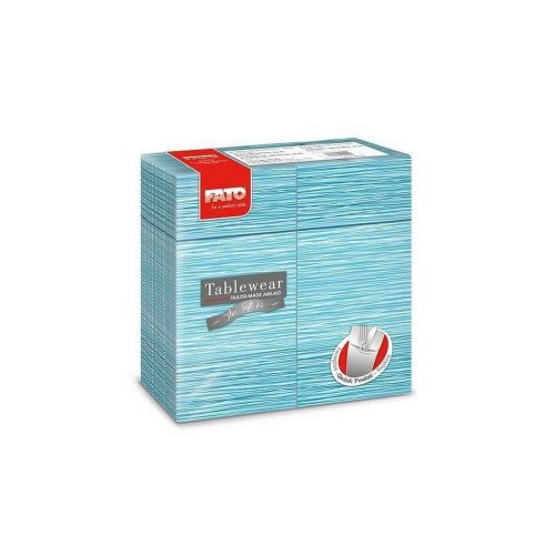 Fato airlaid szalvéta quick pocket millerighe sky 40x40cm 40 lapos