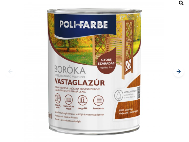 Polifaber Boróka lazúr antik tölgy 0,75l
