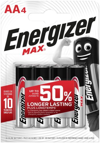 Energizer max alkáli ceruza elem aa b4