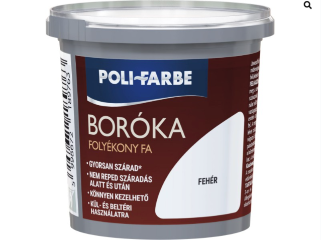 Polifaber Boróka folyékony fa fehér 250 g