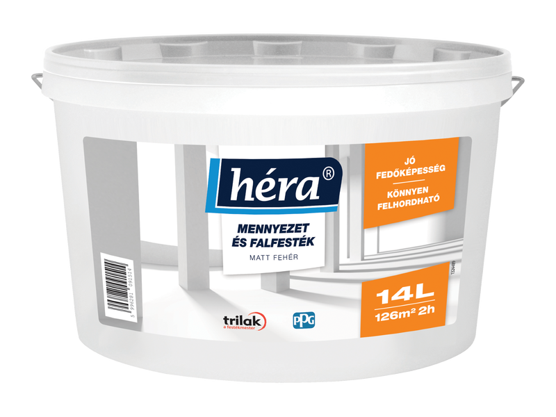 Héra mennyezet- és falfesték 14 L