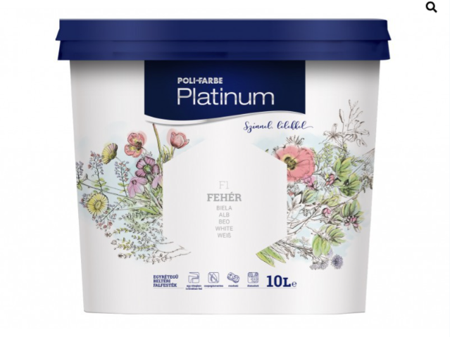 Polifarbe Platinum fehér 10l