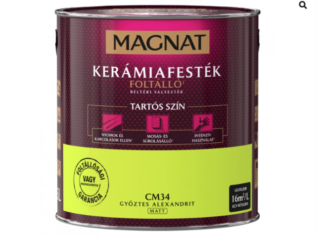 Polifarbe Magnat kerámiafesték győztes alexandrit cm34 2,5l