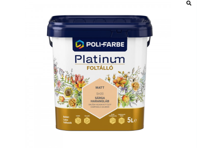 Polifarbe Platinum foltálló sárga harangláb sh20 5l