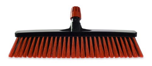 Igeax ipari tolóseprű döntött, erős szálú piros 45 cm,