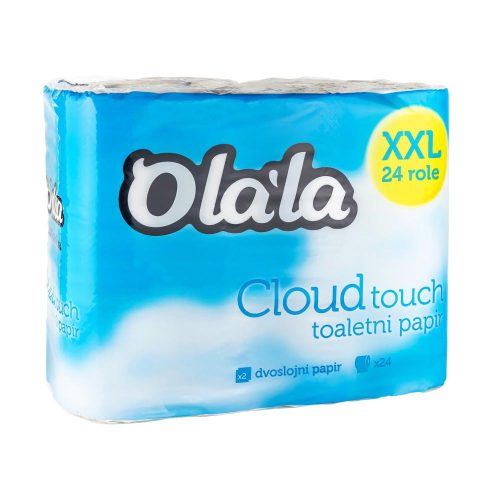 Olala could touch toalettpapír fehér csomag/zsák) 2 rétegű 24 tekercses, (6