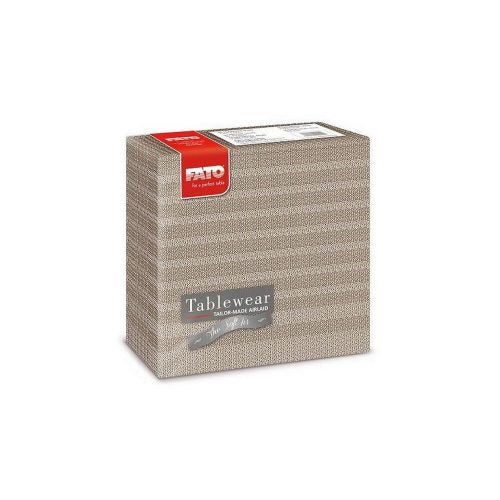 Fato airlaid szalvéta csipke mogyoró 40x40cm 50 lapos