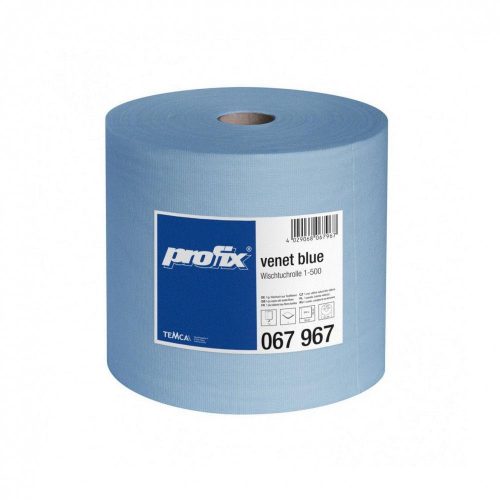 Profix venet blue ipari törlőkendő kék, 1 rétegű, 500 lap/tekercs, 1 tekercs/zsugor