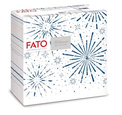 Fato airlaid karácsonyi szalvéta incanto blue 40x40cm 50 lapos