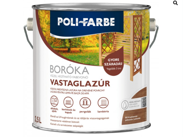 Polifaber Boróka lazúr paliszander 2,5l