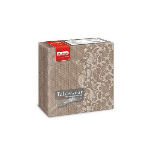 Fato airlaid szalvéta drops mogyoró 40x40cm 50 lapos