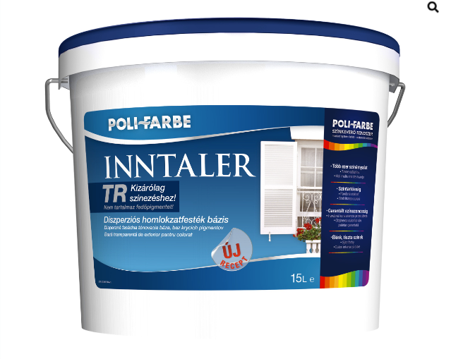 Polifarbe Inntaler diszperziós homlokzatfesték 15 l tr bázis (új recept)