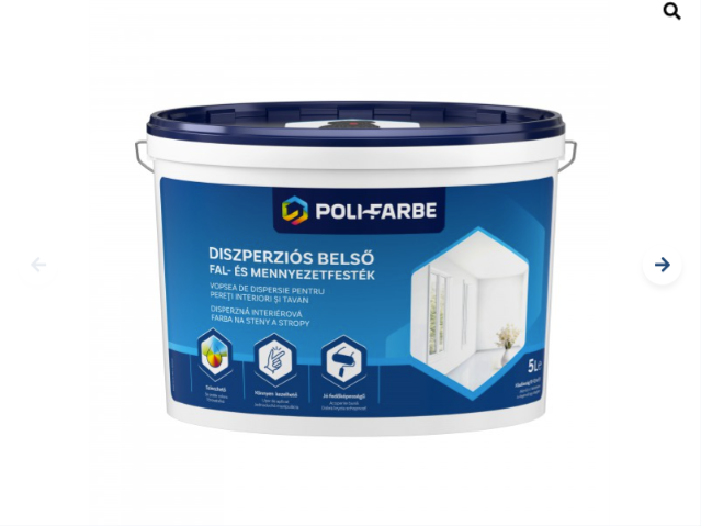 Polifarbe diszperziós fal- és mennyezetfesték 5 l