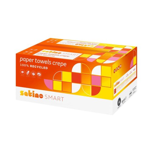 Satino wepa smart v hajtogatott kéztörlő zöld, cm, lap/karton 2 rétegű, 24x23 20x200