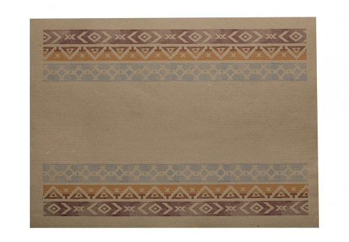 Infibra tányéralátét madre terra tribal mintás 30x40cm 250 darab/csomag