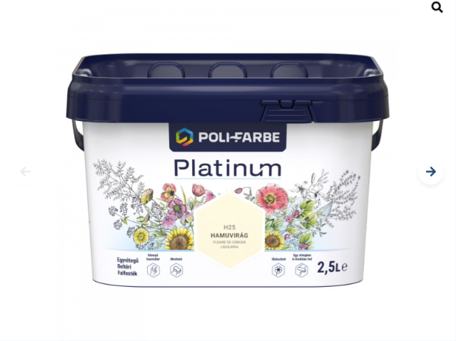 Polifarbe Platinum hamuvirág h25 2,5l