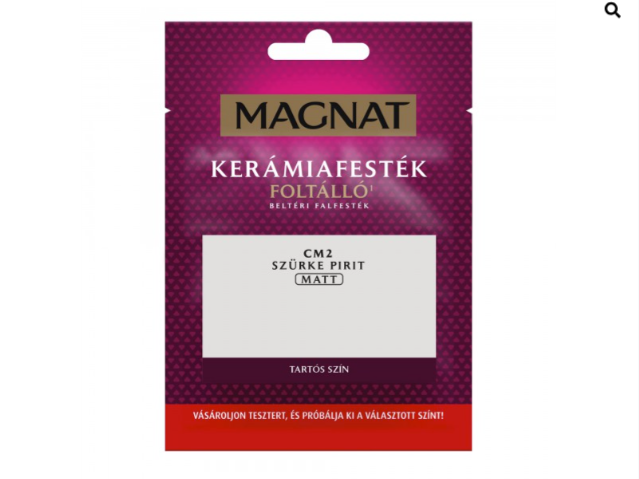 Polifarbe Magnat kerámiafesték teszter szürke pirit cm2 30ml