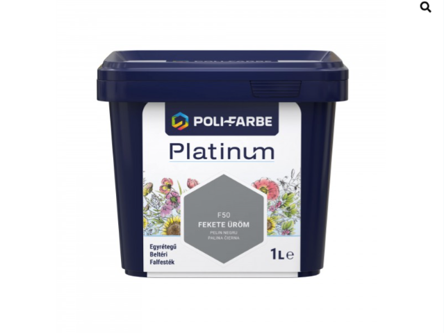 Polifarbe Platinum fekete üröm f50 1l