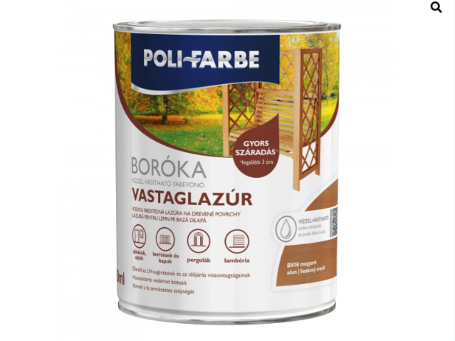 Polifaber Boróka lazúr mogyoró 0,75l