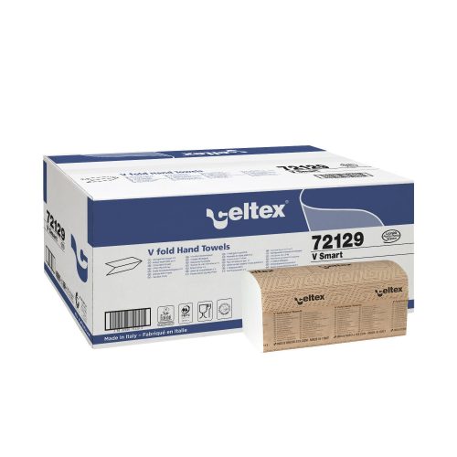 Celtex v smart hajtogatott kéztörlő, cellulóz, lap lap/karton) 2 réteg, 25x21cm, 15x200 (3000