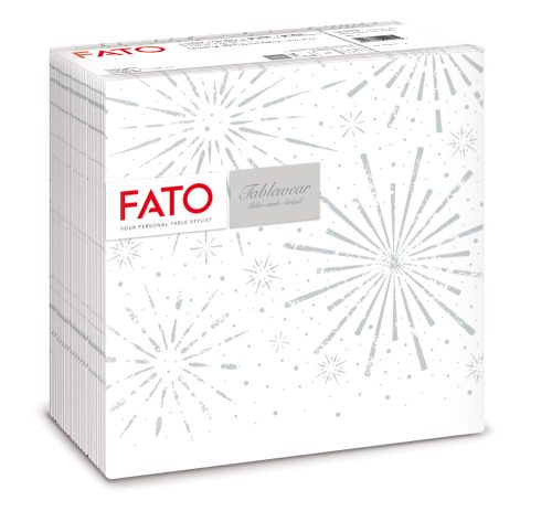 Fato airlaid karácsonyi szalvéta incanto silver 40x40cm 50 lapos